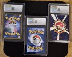 Graded Pokemon Lot of 3 TCG Cards 3 CGC- Jolteon GX Lt. Sur. Jolteon- Bl. Ponyta - Image 2