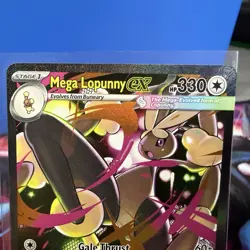 Pokemon Mega Lopunny EX 128/094 SIR Phantasmal Flames Holo Card - Image 2
