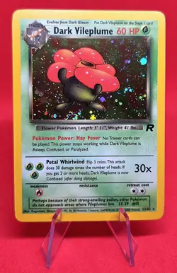 Dark Vileplume - Holo Rare - Team Rocket 13/82 Vintage Pokemon Card NM / LP - Image 1