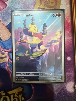 Mienfoo 133/086 WHT EN-White Flare Illustration Rare Pokemon Card - NM - Image 1
