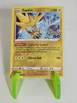 Zapdos 029/078 Reverse Holo Pokemon Go Pokemon Card - NM - Image 1