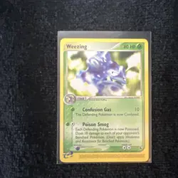 Vintage Pokemon Card - Weezing 24/109 Ruby and Sapphire - LP - Rare - Image 1