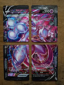 Pokemon Tcg Mewtwo V-UNION SWSH159 (Set of 4) Sword & Shield Promo Cards - Image 1