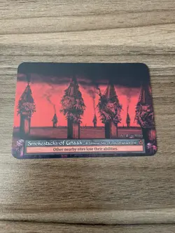 Sorcery Smokestacks of Gnaak Unique Site Non-Foil Beta - Image 1