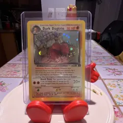 Pokemon Dark Dugtrio Team Rocket Holo Rare 6/82 English Vintage Card - Image 1