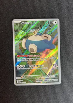 Pokemon TCG Snorlax #51 S&V 151 Elite Trainer Box Promo Card LP - Image 1