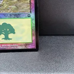 MTG Forest 349/350 LP FOIL Mercadian Masks Promo Green Land - Image 5
