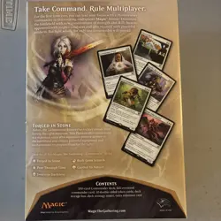 Magic The Gathering - Forged In Stone - Commander Precon Deck - Sealed New - Image 2