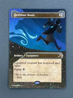 Swiftfoot Boots Avatar The Last Airbender Eternal Hand Painted Altered Art Tentz - Image 3