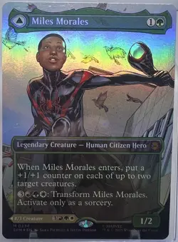 Miles Morales (0234) (Borderless) Marvel's Spider-Man Foil - Image 2