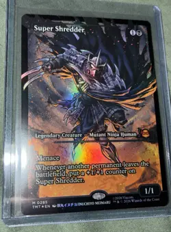 Super Shredder (Showcase) FOIL MTG Teenage Mutant Ninja Turtles M 285 Near Mint - Image 4