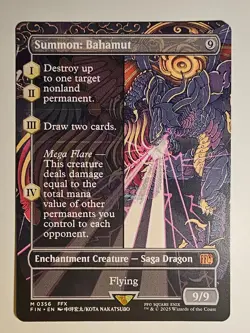 Summon: Bahamut NM M Non-Foil (Borderless) MTG Final Fantasy Regular - Image 1