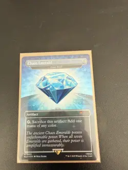 Chaos Emerald (7036) Blue Foil - Lotus Petal - Sonic Secret Lair - Magic MTG - Image 2