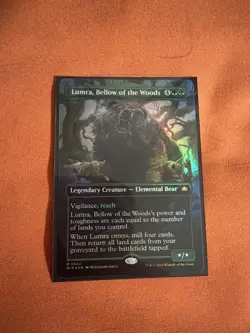 Lumra, Bellow of the Woods (Borderless) (0342) Bloomburrow Foil - Image 1