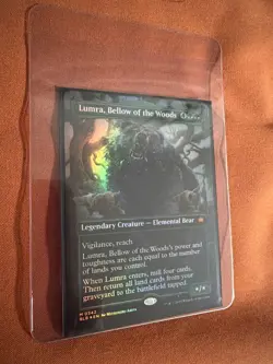 Lumra, Bellow of the Woods (Borderless) (0342) Bloomburrow Foil - Image 3