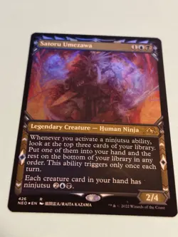 1x Satoru Umezawa (Showcase) (Foil Etched) Kamigawa: Neon Dynasty Foil 426 - Image 1