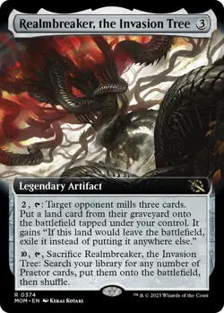 Realmbreaker, the Invasion Tree (Extended Art) FOIL March of the Machine PLD - Image 1