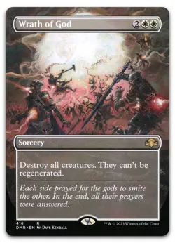 Wrath of God (Borderless) #416 (NM) Dominaria Remastered DMR Magic MTG - Image 1