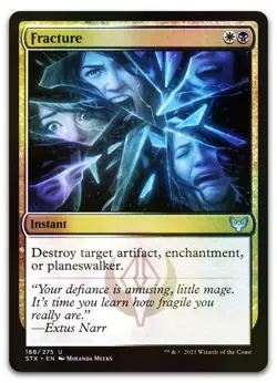 Fracture #188 (Foil) (NM) Strixhaven STX Magic MTG - Image 1