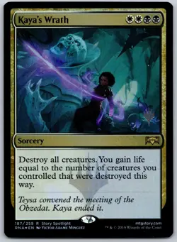 Kaya's Wrath Foil R Promo Pack: Throne of Eldraine 187 NM - Image 1