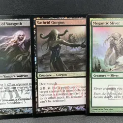 Lot of 3 MTG Promos M12 M13 M14 Bloodlord Xathrid Megantic LP - Image 1