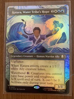 Katara, Water Tribe's Hope (Showcase Foil) Avatar: The Last Airbender Mtg ATLA - Image 1