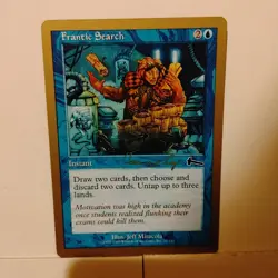 FRANTIC SEARCH --- MTG -- WORLDS CHAMPS BRUSSELS 2000 --- LP - Image 1