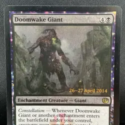 MTG Doomwake Giant 66/165 [Journey into Nyx Prerelease Promos] Foil LP - Image 1