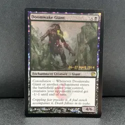 MTG Doomwake Giant 66/165 [Journey into Nyx Prerelease Promos] Foil LP - Image 4
