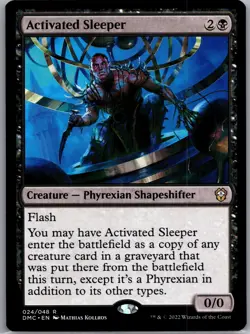 Activated Sleeper R Commander: Dominaria United 24 NM Normal - Image 1