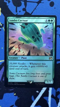 Jumbo Cactuar R 0191 Foil Final Fantasy FIN MTG - Image 1