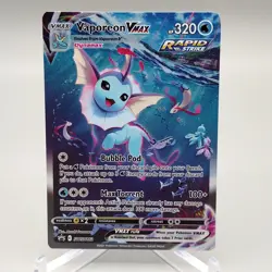 Vaporeon VMAX SWSH182 SWSH: Sword & Shield Promo Pokemon Card Holo Near Mint NM - Image 1