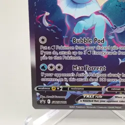 Vaporeon VMAX SWSH182 SWSH: Sword & Shield Promo Pokemon Card Holo Near Mint NM - Image 4