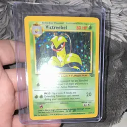 Pokemon Victreebel Holo Rare Jungle 14/64 80 HP Stage 2 Card - Image 1