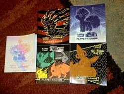 5 LOT ETB Players Guide Book Elite Trainer Books Pokemon FREE SHIPPING - Image 1