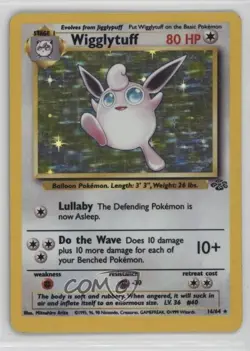Wigglytuff Holo Pokemon Jungle #16 1999 - Image 1