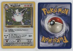 Wigglytuff Holo Pokemon Jungle #16 1999 - Image 3