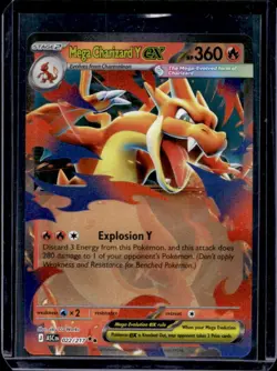 2026 Pokemon Ascended Heroes Mega Charizard Y ex Double Rare #022/217 - Image 1