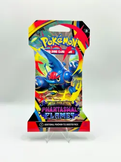 Pokemon TCG Phantasmal Flames Sleeved Booster Pack Factory Sealed - Image 1