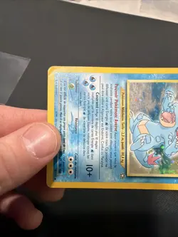 Pokemon “Aligatueur” Feraligatr French 5/111 Neo Genesis Holo Rare HP/DMG SWIRL - Image 5