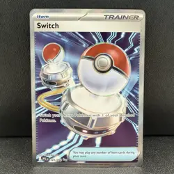 Pokemon TCG Switch 123/094 Full Art NM Ultra Rare Pokemon Phantasmal Flames - Image 4