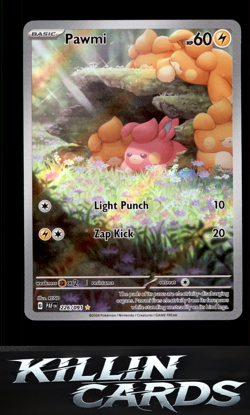 Pawmi - 226/091 226/091 Pokemon Illustration Rare SV: Paldean Fates Card NM - Image 1