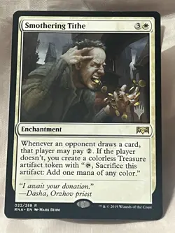 Smothering Tithe Promo Pack: Throne of Eldraine Regular - Image 1