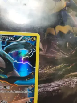 Pokemon XY80 XY Promos Holo Black Kyurem Illustration Rare Full Art - Image 3