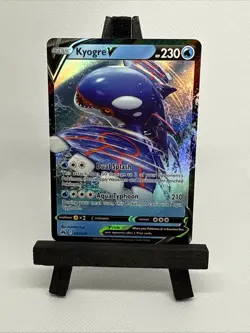 Pokemon TCG Kyogre V 037/159 Holo Rare Full Art 2023 NM - Image 1