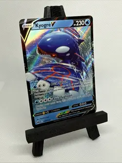Pokemon TCG Kyogre V 037/159 Holo Rare Full Art 2023 NM - Image 3