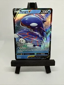Pokemon TCG Kyogre V 037/159 Holo Rare Full Art 2023 NM - Image 4