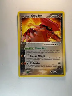 Pokemon Team Magma's Groudon Team Magma regular Rare 9/95 100 HP 2004 English - Image 1