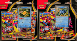 2 POKEMON MEGA EVOLUTION BLISTER 3 PACKS FACTORY SEALED PSYDUCK AND GOLDUCK - Image 1