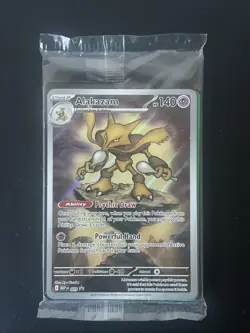 Alakazam MEP 009 Sealed Promo English Pokemon TCG Black Star - Image 1